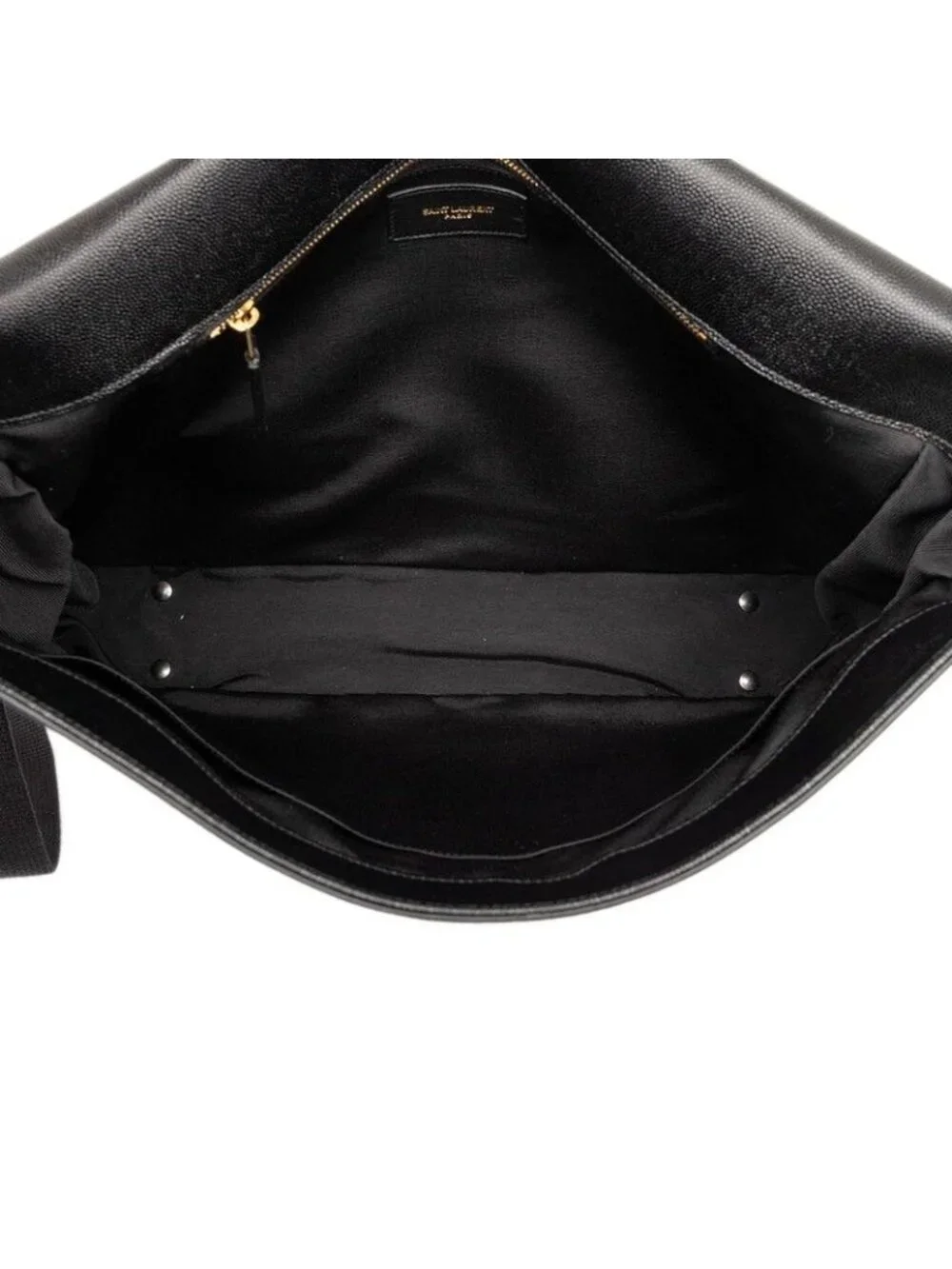 Saint Laurent Shoulder Bag / Black / Leather /